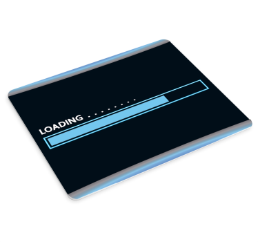 Tapis de souris gamer barre de progression chargement - TenStickers