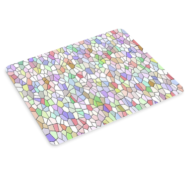 Tapis de souris motif formes colorées mosaïque - TenStickers