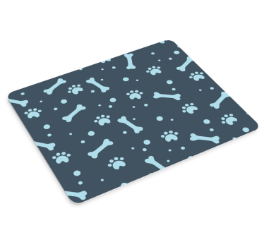 Tapis de souris motif empreintes de pattes - TenStickers