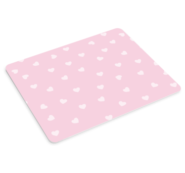 Tapis de souris motif cœur rose - TenStickers