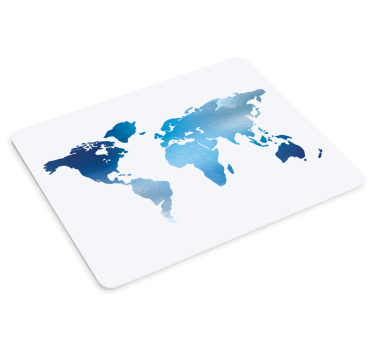 Tapis de souris carte du monde chic et élégant - TenStickers