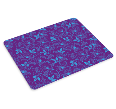 tapis de souris avec carte du monde Bleu violet mousseux - TenStickers