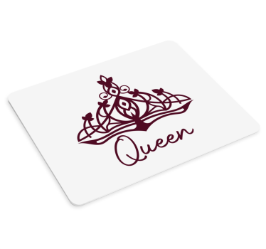 Tapis de souris personnalisable motif couronne Élégante - TenStickers