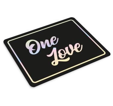 Tapis de souris citation un amour éternel - TenStickers