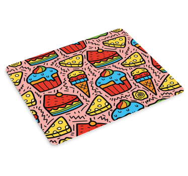 Tapis de souris original motifs de desserts colorés - TenStickers