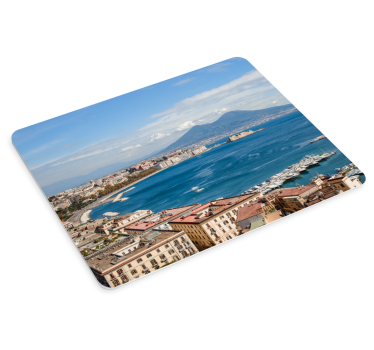 Tapis de souris carte du monde vue côtière - TenStickers