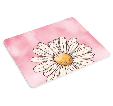 Tapis de souris original marguerite joyeuse - TenStickers