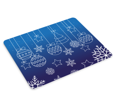 Tapis de souris noël collection d'ornements festifs - TenStickers
