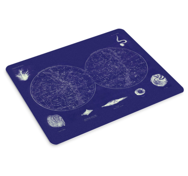 Tapis de souris carte du monde cosmos étoilé - TenStickers