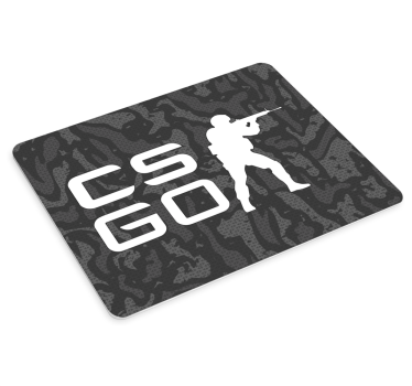 Tapis de souris gamer silhouette tireur graphique - TenStickers