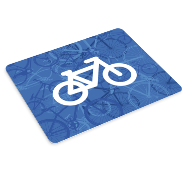 Tapis de souris gamer graphique de vélo stylisé - TenStickers