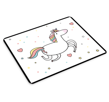 Tapis de souris animé licorne fantaisiste - TenStickers