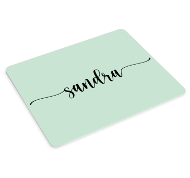 Tapis de souris personnalisable texte personnalisé élégant - TenStickers