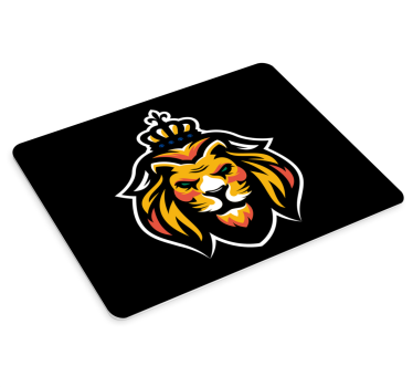 Tapis de souris gamer Émblème roi lion - TenStickers