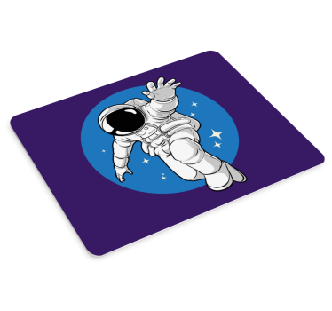 Tapis de souris gamer astronaute dans l'espace - TenStickers