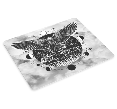 Tapis de souris gamer vol d'oiseaux majestueux - TenStickers