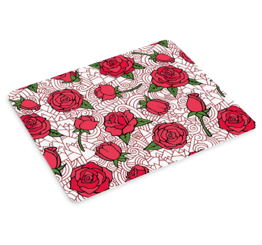 Tapis de souris motif fleurs de rose - TenStickers