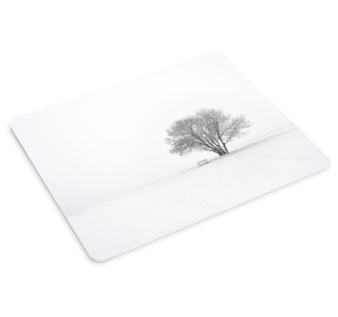 Tapis de souris original scène d'arbre solitaire - TenStickers