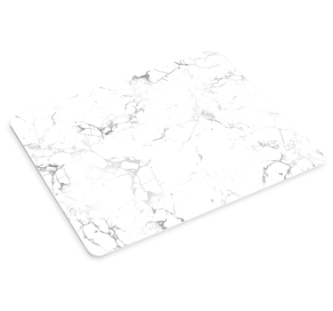 tapis de souris avec motif Marbre blanc - TenStickers