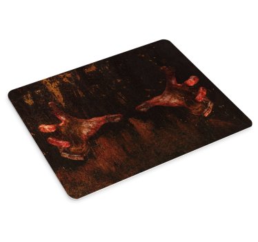 Tapis de souris gamer empreintes de mains sales - TenStickers