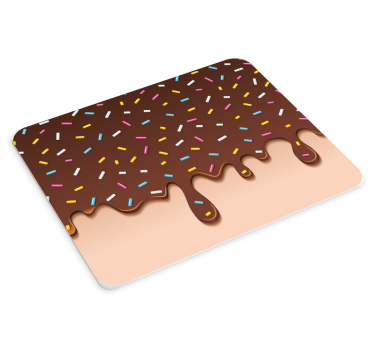 Tapis de souris original délices au chocolat - TenStickers