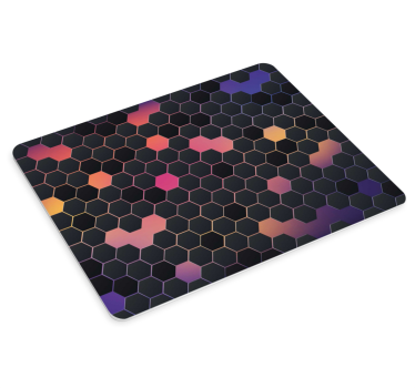 Tapis de souris motif style ruche coloré - TenStickers