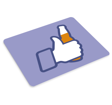 Tapis de souris original geste de pouce levé - TenStickers