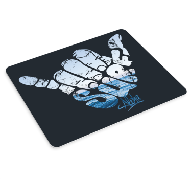Tapis de souris original geste de la main shaka - TenStickers
