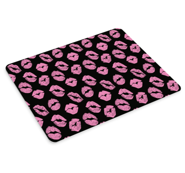 Tapis de souris motif baisers imprimés - TenStickers