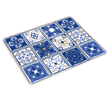 Tapis de souris motif arrangement de carreaux géométriques - TenStickers