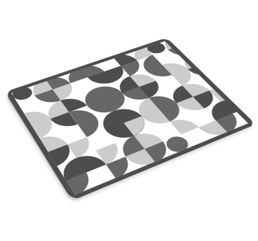 Tapis de souris motif arrangement de cercles géométriques - TenStickers