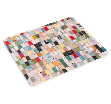 Tapis de souris motif mosaïque carrée colorée - TenStickers