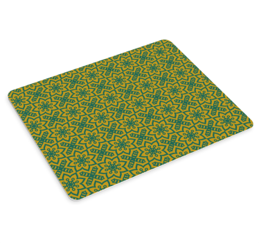 Tapis de souris motif concept floral géométrique - TenStickers