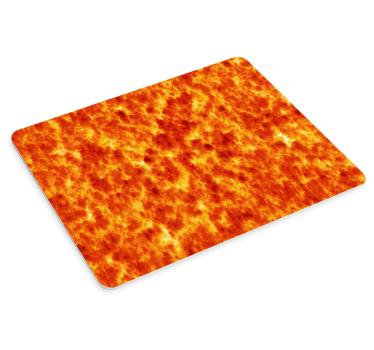 Tapis de souris gamer texture lave enflammée - TenStickers