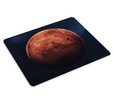 Tapis de souris carte du monde vue de mars - TenStickers