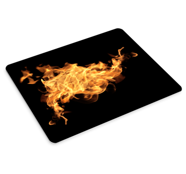 Tapis de souris gamer motifs abstraits enflammés - TenStickers