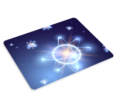 Tapis de souris gamer Éclat de particules atomiques - TenStickers