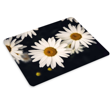 Tapis de souris original marguerites sur la surface - TenStickers