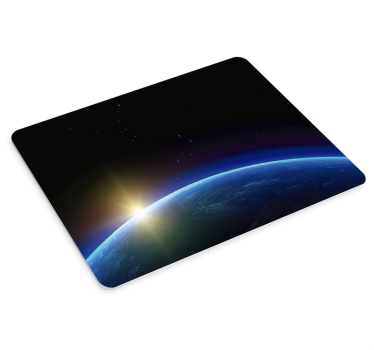 Tapis de souris carte du monde horizon céleste - TenStickers