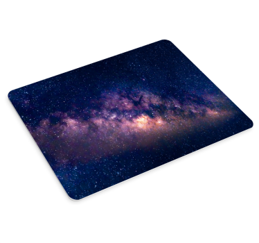 Tapis de souris carte du monde design ciel cosmique - TenStickers