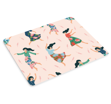 Tapis de souris original femmes dansantes fantaisistes - TenStickers