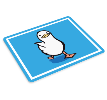 Tapis de souris original canard cartoon charmant - TenStickers