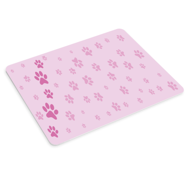 Tapis de souris motif empreinte de patte - TenStickers