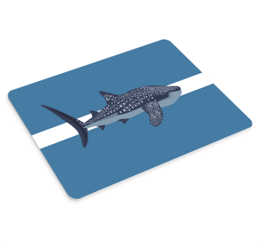 Tapis de souris original design requin nageant - TenStickers