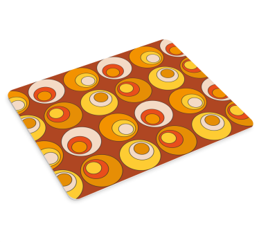 Tapis de souris motif cercles colorés - TenStickers
