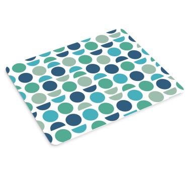 Tapis de souris motif motif circulaire coloré - TenStickers