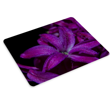 Tapis de souris original fleurie Éclatante gros plan - TenStickers