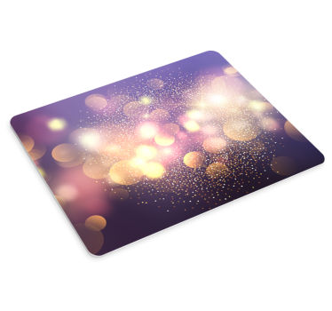 Tapis de souris motif bulles colorées scintillantes - TenStickers