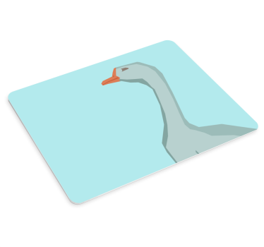 Tapis de souris original profil de oie géométrique - TenStickers