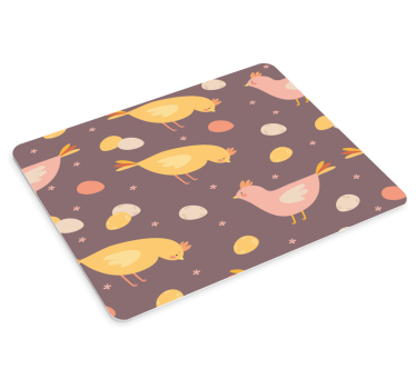 Tapis de souris original poules et œufs mignons - TenStickers